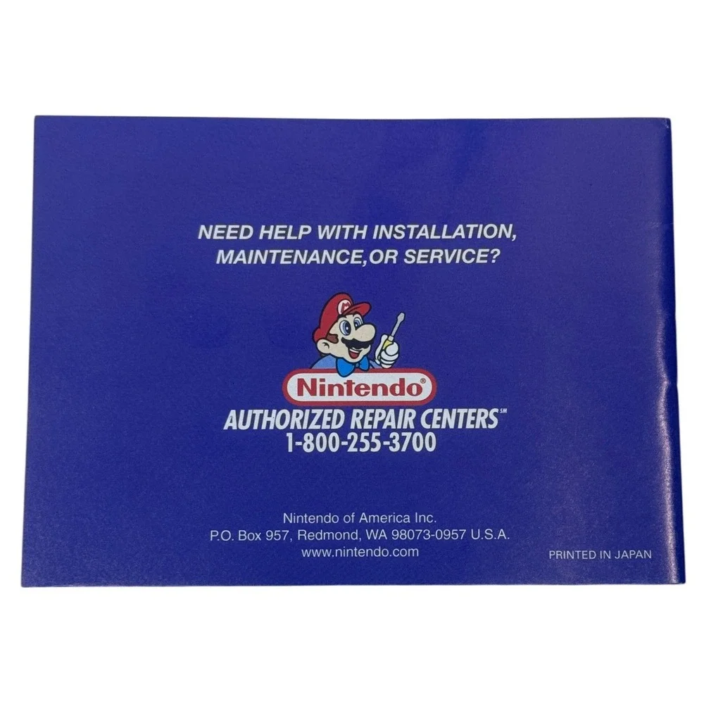Nintendo Game Boy Color Game & Watch Gallery 3 Manual DMG-AGQE-USA-1 Booklet‎